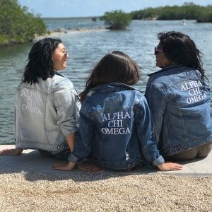 Alpha Chi Omega Denim Jacket